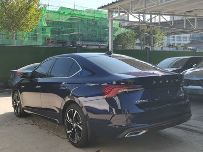 Skoda Octavia 2021 вид сзади