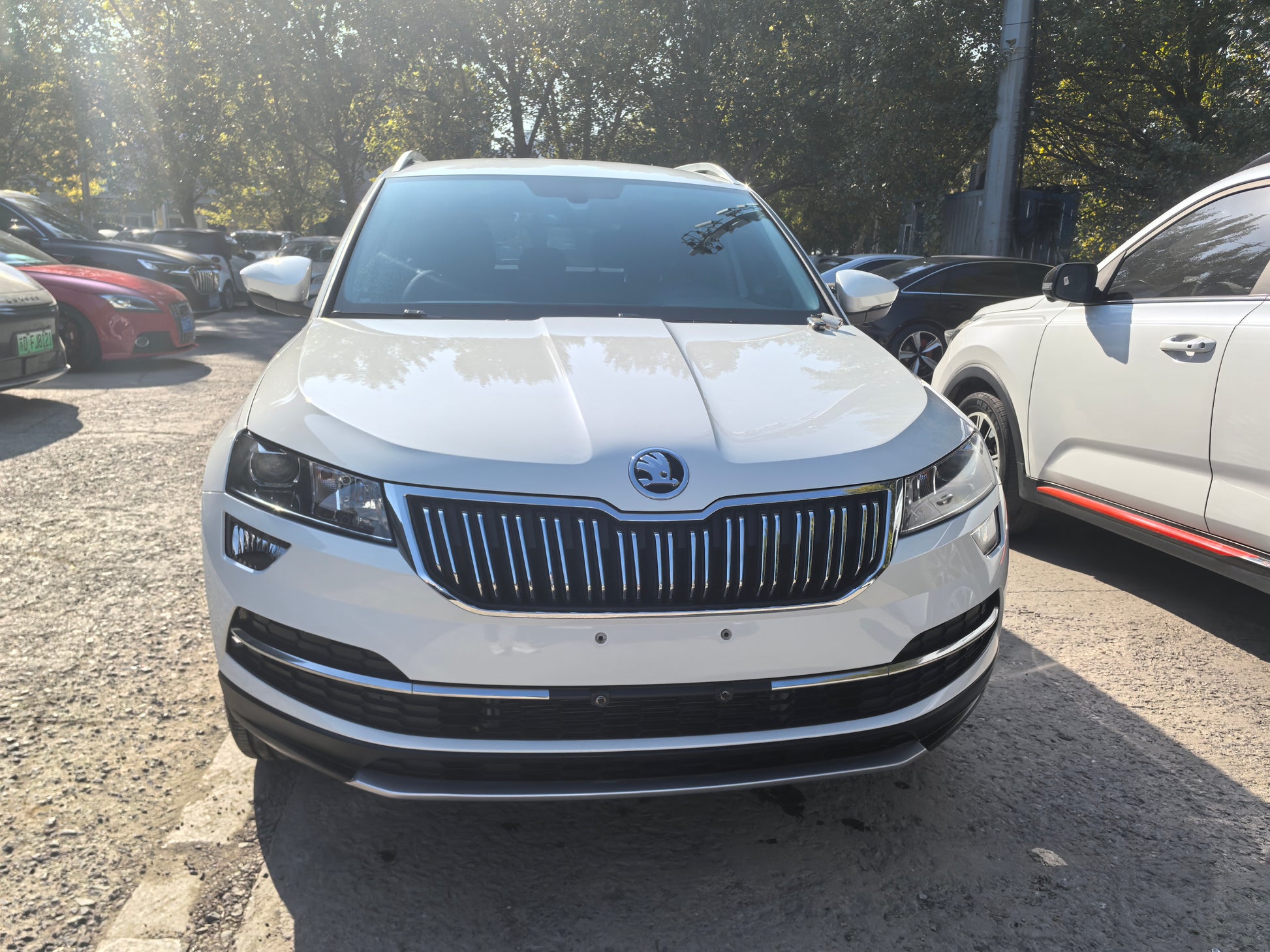 Передний вид Skoda Karoq 2021