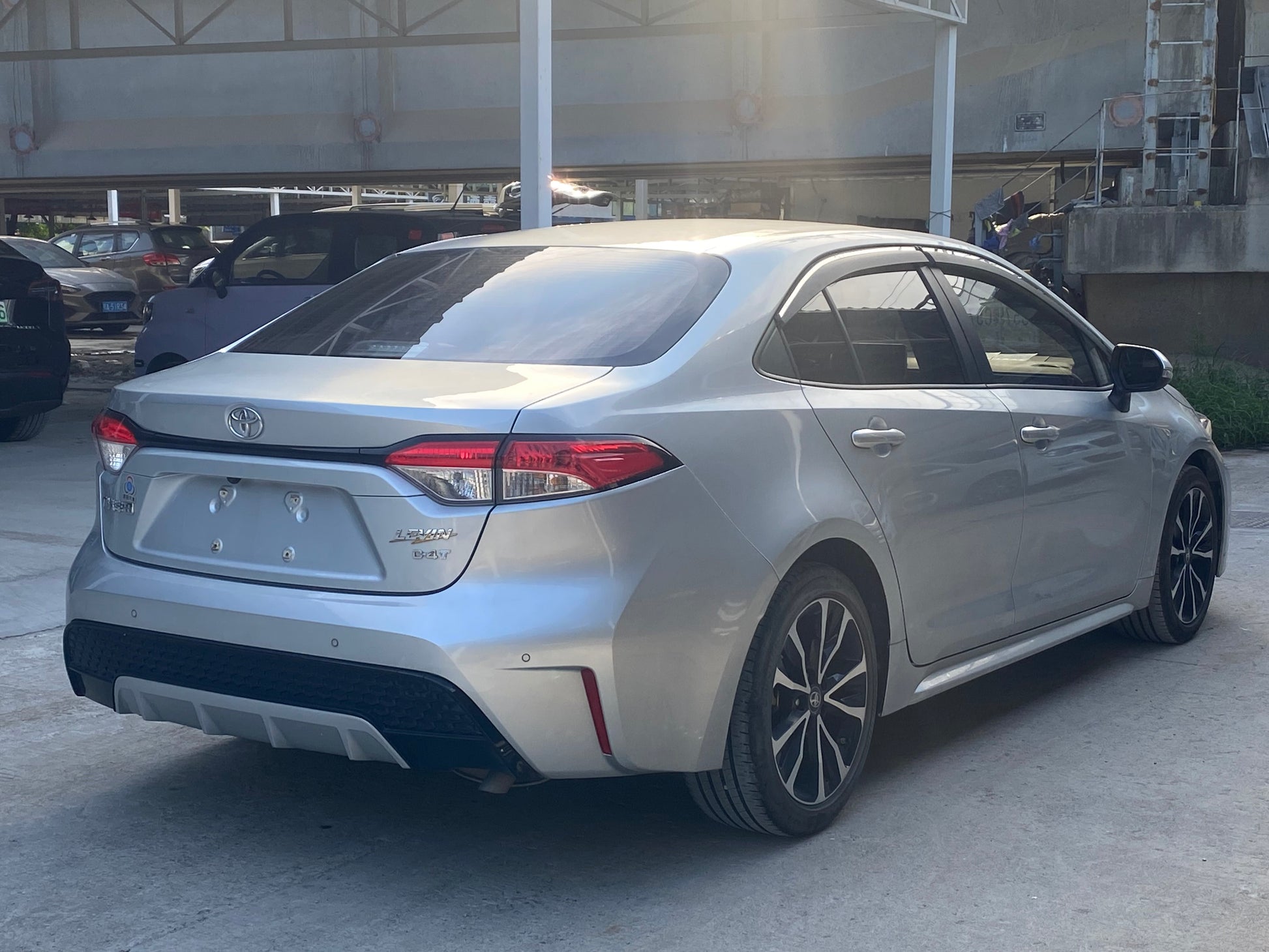 Задний вид Toyota Levin 2021