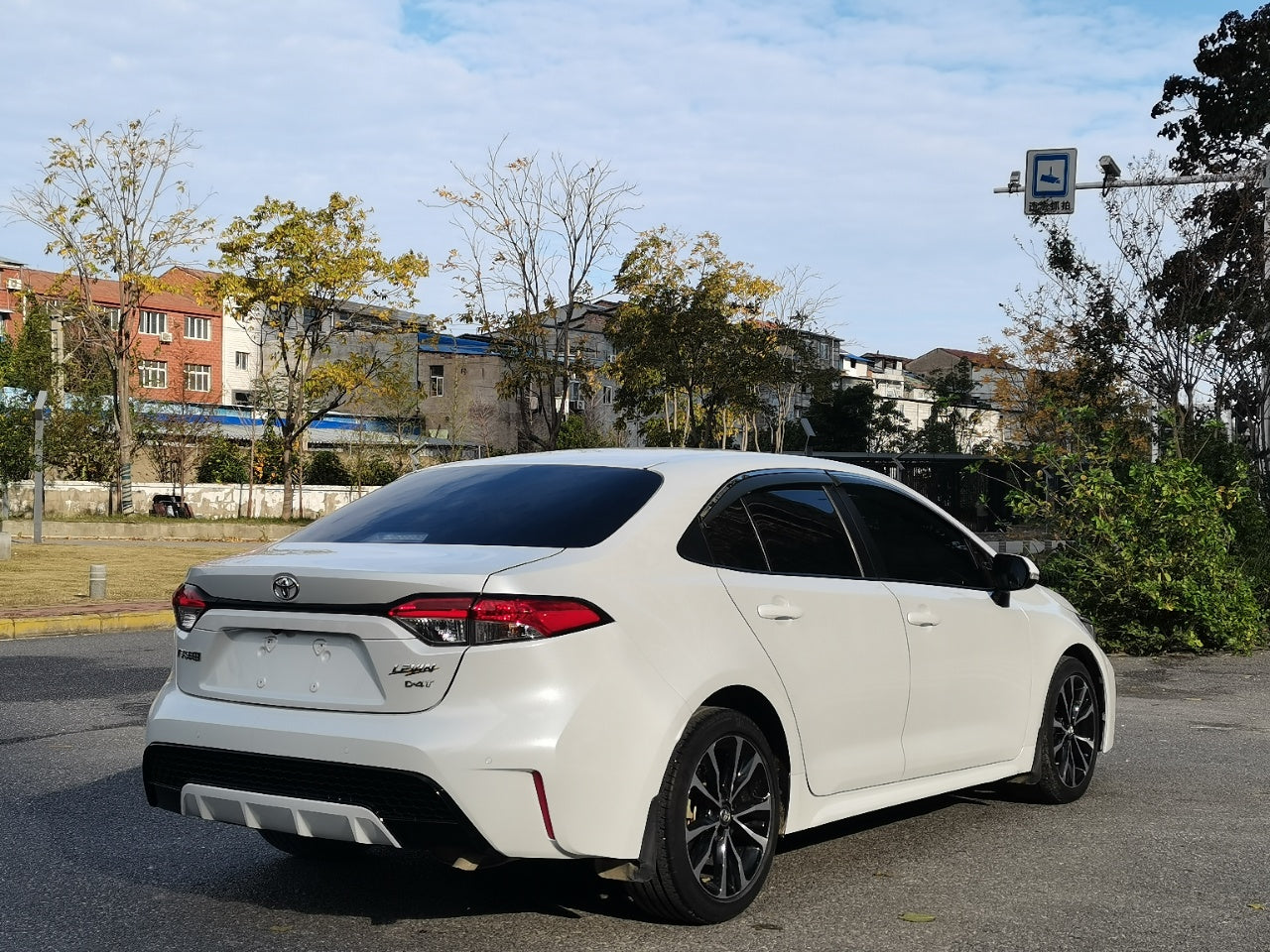 Toyota Corolla, вид сзади