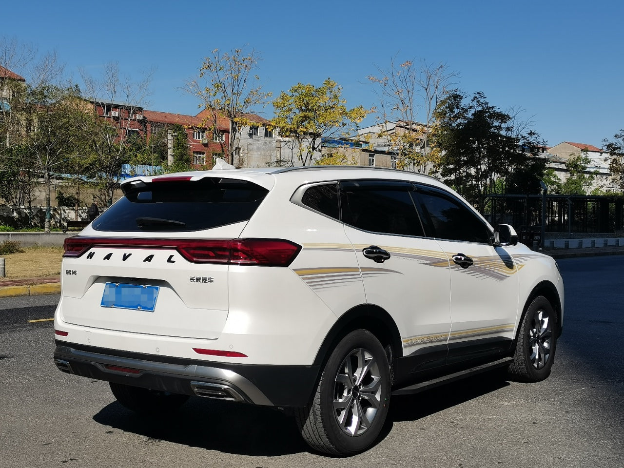 Haval H6, вид сзади