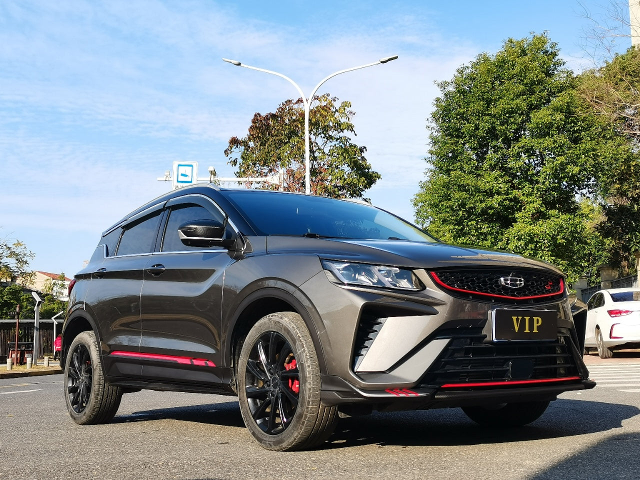 Geely Binyue 2021, вид сбоку